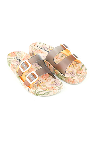 GEZER Summer Adjustable Two Buckle Women's Slippers Suitable for Wet Floors