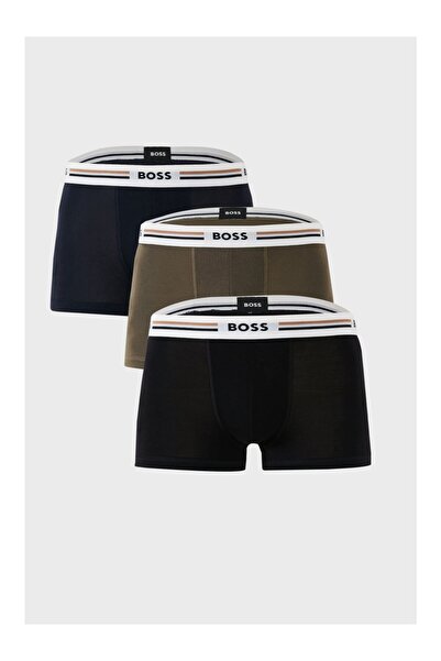 BOSS Erkek Marka Logolu Beli Lastikli Çok Renkli2 Boxer 50492200-964