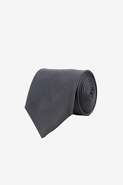 ALTINYILDIZ CLASSICS Men's Gray Silk Fabric Tie