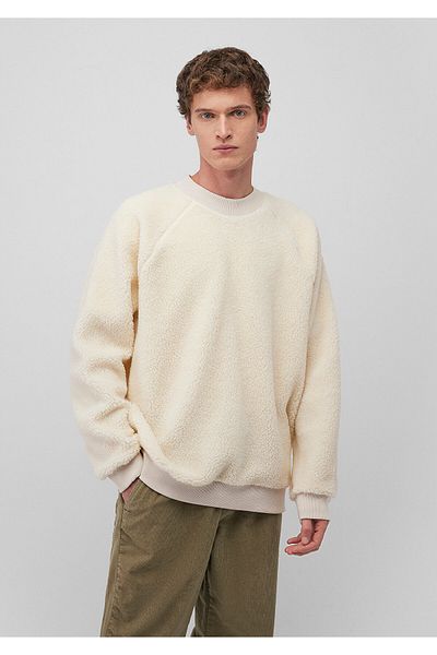 Mavi Суитшърт Sherpa в цвят екрю 0S10260-70057