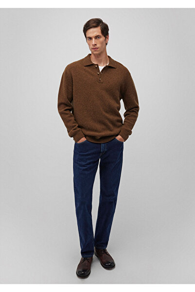 Mavi Pulover maro cu gât polo Regular Fit / Regular Fit 0710255 -88064