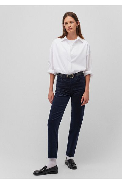 Mavi Cindy Marineblaue Samthose 100277 -82993