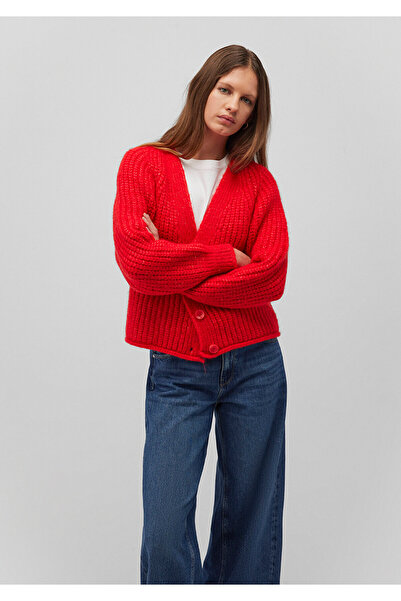 Mavi Buttoned Red Cardigan Regular Fit / Regular Fit 1710386 -84182