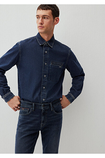 Mavi Barry Mavi Edition Koyu Mavi  Jean Gömlek Regular Fit / Normal Kesim 0211194-89409