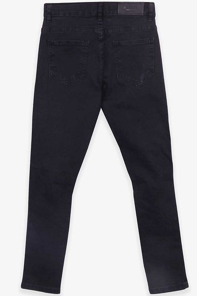 Breeze Girl's Jeans with Ripped Detail, Age 8-14, Black