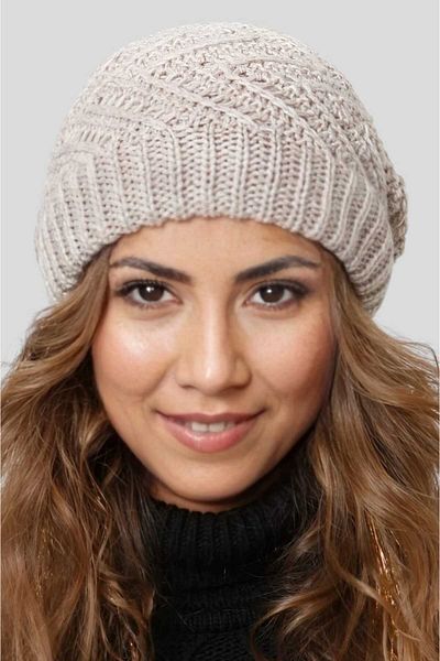 Uniquetrenders Women's Soft Textured Lined Knitwear Knitted Beret