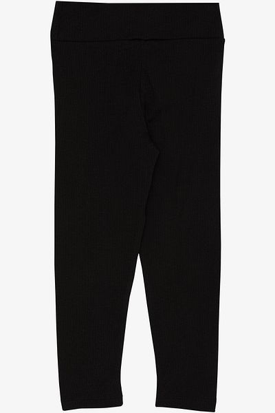 Breeze Black Stoned Embroidered Girl's Tights 8-14 Years Fashion