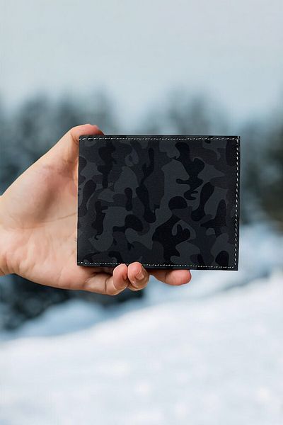 Frank Martin Men's Camouflage Wallet with Original Box Card Holder and Paper Money Compartment