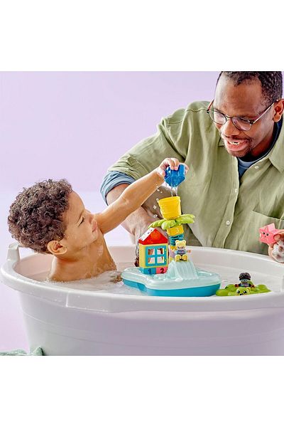LEGO مجموعة ألعاب بناء مدينة الحديقة المائية DUPLO 10989 - للأطفال من سنتين فما فوق (19 قطعة)