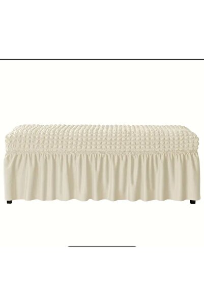 SENNORA -Bench Puf Kılıfı -Esnek Lastikli Yıkanabilibir Puf Örtü