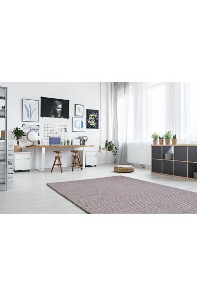 Saray Halı Moderner Kelim, pfotenfreundlich, Baumwollfaden, Massandra Ms03c