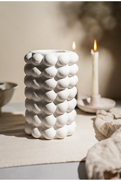 LALEZEN HOME DEKORATİF BÜYÜK BOY VAZO SAKSILIK BİBLO