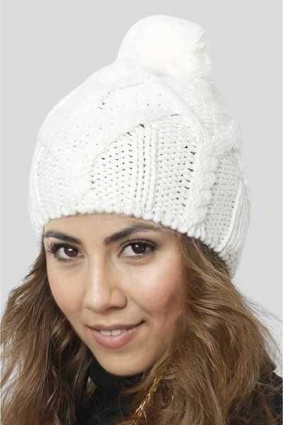 Trenderrs Women's Winter Pompom Knitted Beanie