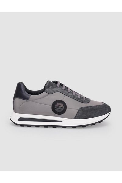 Cabani Knitwear Gray Lace-Up Men's Sports Shoes