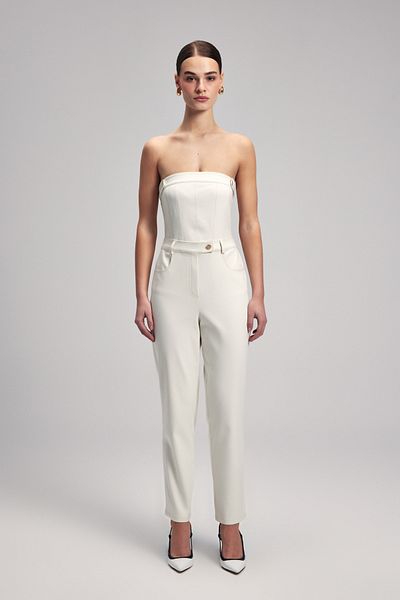 adL Buttoned Front Jumpsuit