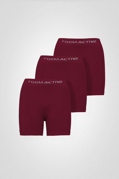 Formactive Dikişsiz Microfiber Esnek Ve Likralı Erkek Spor Boxer 3lü Set