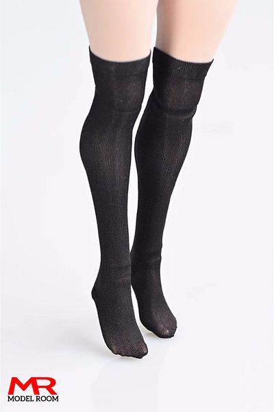 Choice A 1/6 Scale Female Semi-transparent Stockings Short Socks Long Stockings Clothes Model Fit 12'' Fem.