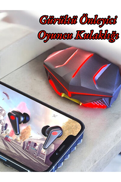 UCUZTEKNO Yüksek Ses Kalitesi ve RGB Işıklı Kablosuz Oyuncu Kulaklığı – Uzun Pil