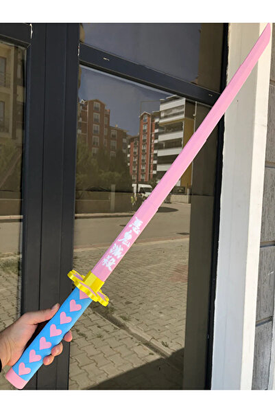 FigürDizayn Mitsuri Kanroji Katana Sword Kılıç 95 cm Katlanabilir Sağlam Plas...