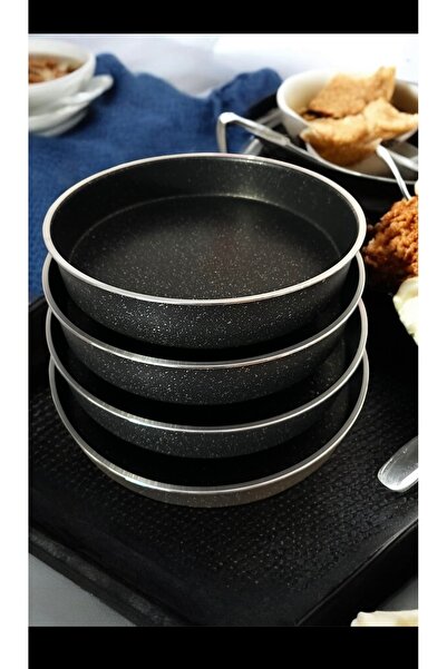 LeesHome Granite Oven Tray Set of 4 - 28-30-32-34 cm