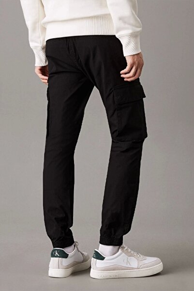 Calvin Klein SKINNY CARGO Erkek SİYAH Pantolon J30J326438-BEH