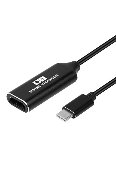 SWISS CHARGER Swisscharger Type C Den Hdmı Tablet Telefon Notebook Uyumlu