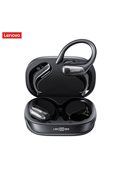 LENOVO black Authentic -EA305 TWS Earhook Sports Earphones, Bluetooth 5.4, Dual Mode, Wireless Game Head...