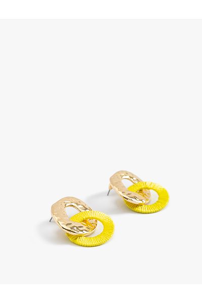 Koton Geometric Steel Mixed Earrings - Dangle