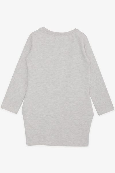 babely gırls Elsa Frozen Printed Girls' Tunic - 5-10 ετών, Beige Melange