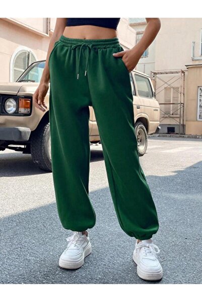 BW Bravely Wear Χειμερινό βαμβακερό παντελόνι φόρμας με τρεις κλωστές, χοντρό...