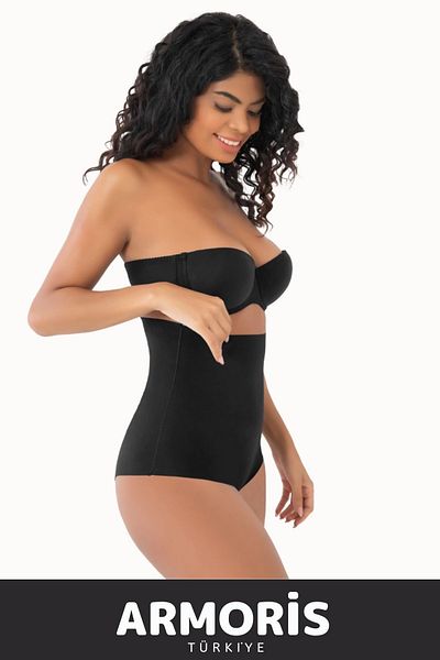 Armoris New Generation Non-Marking Anti-Slip Firming Shaping Laser Cut High Waist Slip Corset
