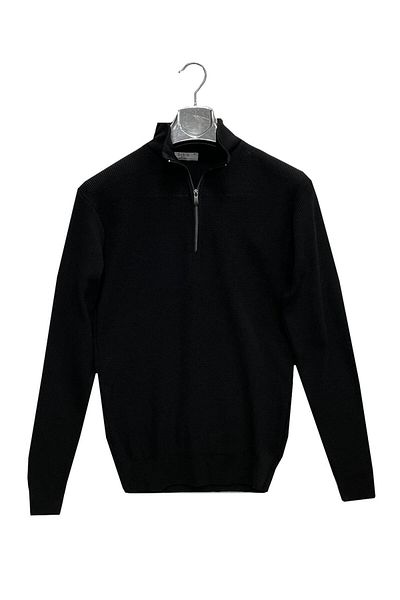 CLASSİCS MEN Мъжки пуловер с дълъг ръкав и яка Baros Slim Fit - 6981