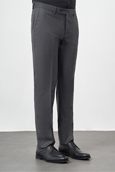 İmza Füme Yandan Cepli Comfort Fit Classic Pantolon 1003245157