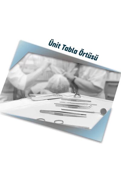 Pratikser Disposable Unit Table Cover White - 25x30cm - 3 Rolls