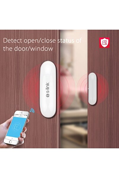 gaman Akıllı Kapı Pencere Alarmı Manyetik Sensör Wifi TUYA Uygulaması Destekl...