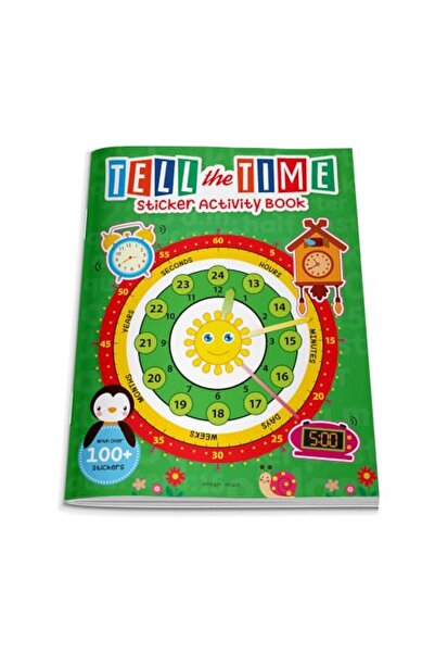 Wonder House Books Tell the Time Sticker Activity Book: Fun Activity Book for...