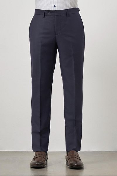 İmza Navy Blue Side Pocket Slim Fit Classic Trousers 1003245152