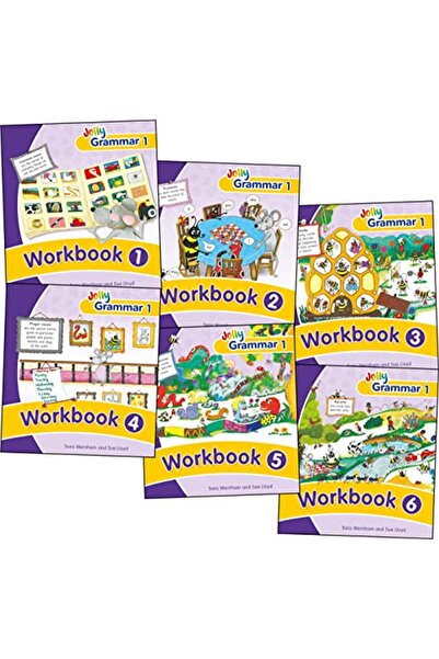 Jolly Grammar كتب تمارين القواعد 1 من 1 إلى 6: في الحروف الساكنة (الطبعة الإن...