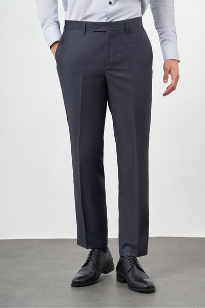 İmza Navy Blue Side Pocket Comfort Fit Classic Trousers 1003245157