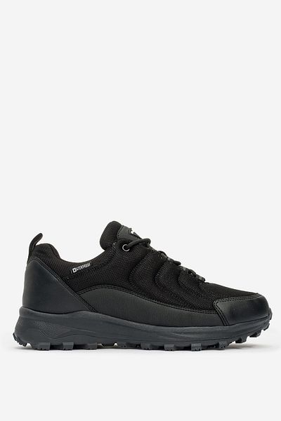 Pierre Cardin Ανδρικά παπούτσια Comfort Outdoor Touring - Μαύρο παπούτσι με μακριά σόλα