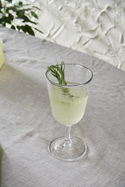 Karaca Akroma Transparent Kadeh 360 Ml Platin