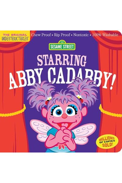Workman Children's أشياء لا يمكن تدميرها: شارع سمسم: بطولة آبي كاداببي!: مقاومة للمضغ * مقاومة للتمزق * غير سامة * 100%