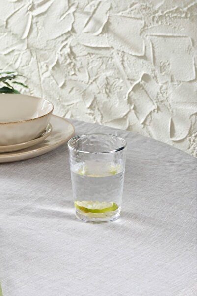 Karaca Akroma Transparent Su Bardağı 435 ml Platin