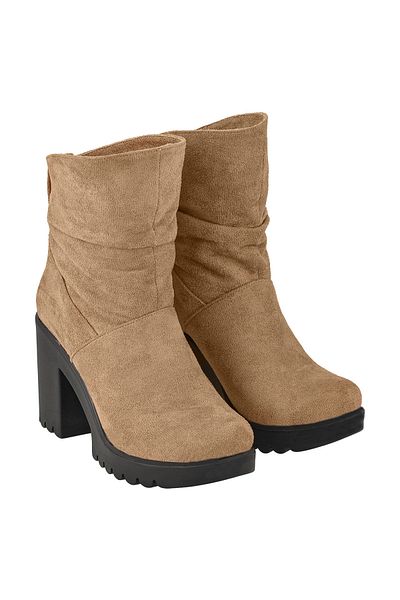 NOOSY Gusseted Tan Women's Boots