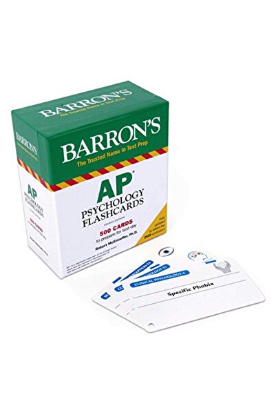 Barron's Educational Series بطاقات تعليمية لعلم النفس المتقدم