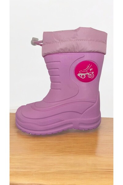 Batman Çocuk Su Geçirmez İçi Kürklü Rahat Hafif Yağmur  Ve Kar Çizmesi