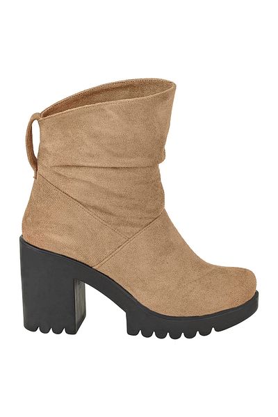 NOOSY Gusseted Tan Women's Boots
