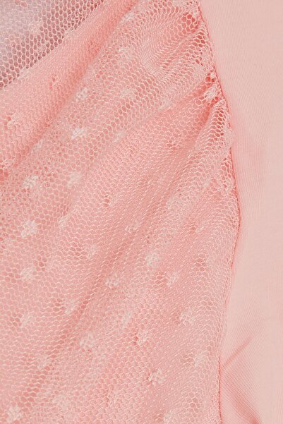 Breeze T-Shirt για κορίτσια μανίκια τούλι 8-12 ετών, ροζ