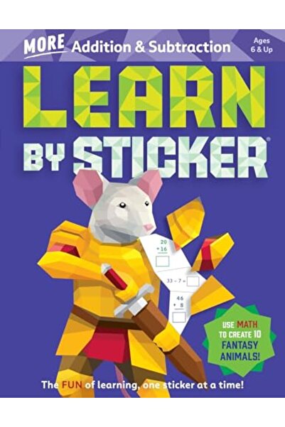 Workman Children's التعلم عن طريق الملصق: المزيد من الجمع والطرح: استخدم الري...