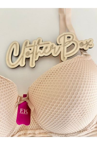 F.K Underwire and Padded Push up Strapless Bra